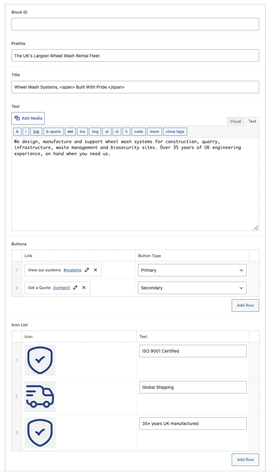 Avada Fusion Builder content being migrated into native ACF blocks